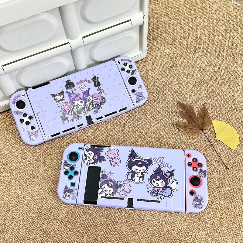 Cartoon Kulo for Nintendo Switch Case OLED Game Machine Protective Case Split Nintendo Soft NS Cartoon Kulo for Nintendo Switch Case OLED Game Machine Protective Case Split Nintendo Soft NS