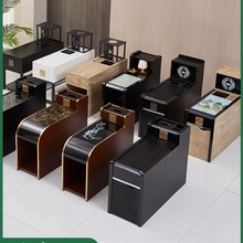足浴茶几柜经济型按摩沙发中间小茶几美容美甲洗浴店足疗茶几
