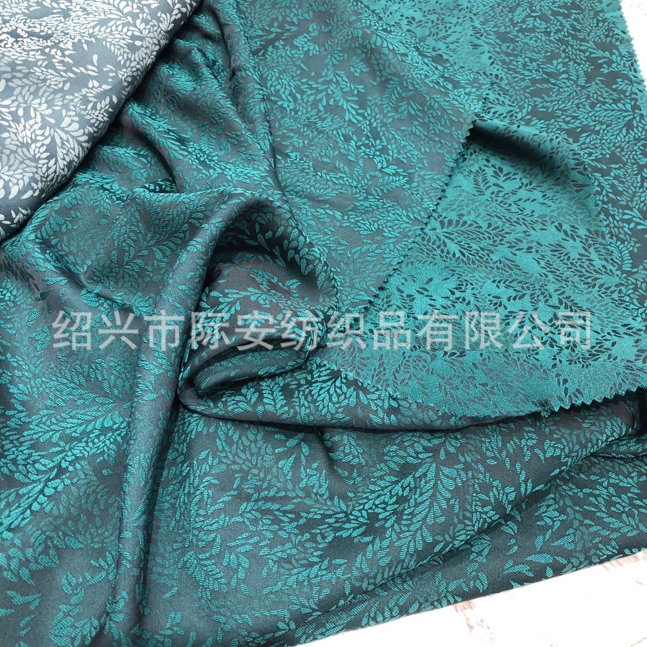 际安纺织乱子草植物提花面料 低弹丝柔滑微弹布 旗袍唐装时尚面料