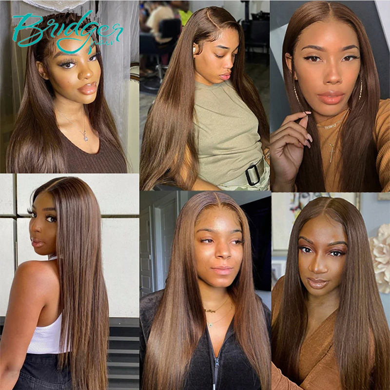 13*4 Lace Headgear Cabelo Humano Cor Verde 4 Cabelo Humano Lace frontal perucas_voghion.com