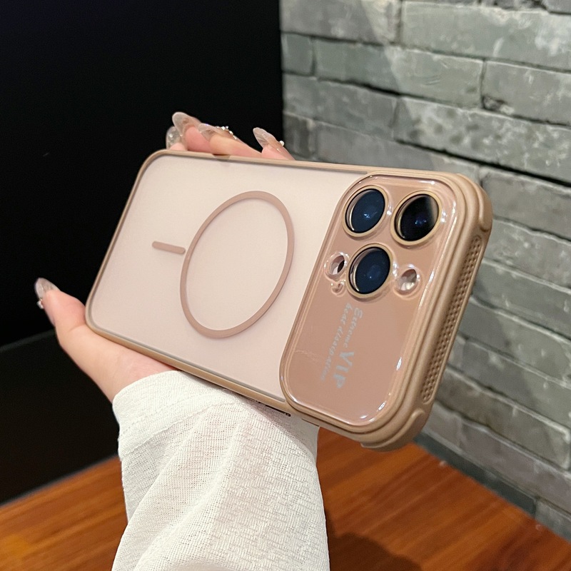 适用iPhone16手机壳秒变17大视窗磁吸细圈肤感散热防摔苹果保护套|undefined