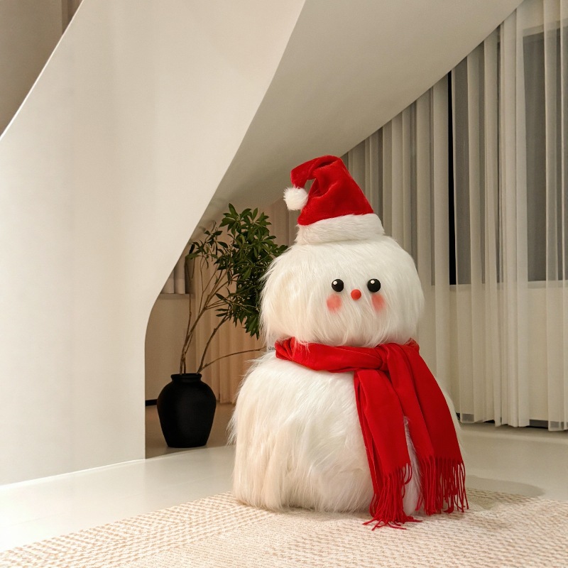 圣诞节装饰手工小雪人diy材料包摆件自制氛围场景布置拍照道具