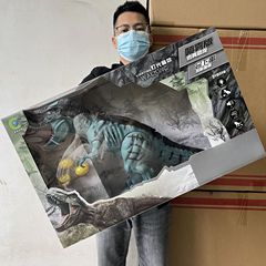 子供の機械の電動の恐竜のおもちゃの男の子の恐竜の歩く音の光のおもちゃの機構は贈り物の卸売りを詰めます。