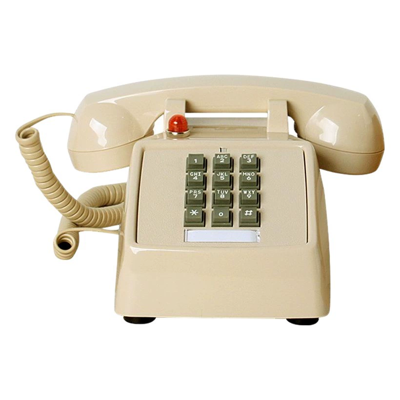 Антикварный металлический рингтон Bit HA25T Металлический рингтон в отеле Гостевая комната в семье Винтажный старомодный домашний фиксированный телефон