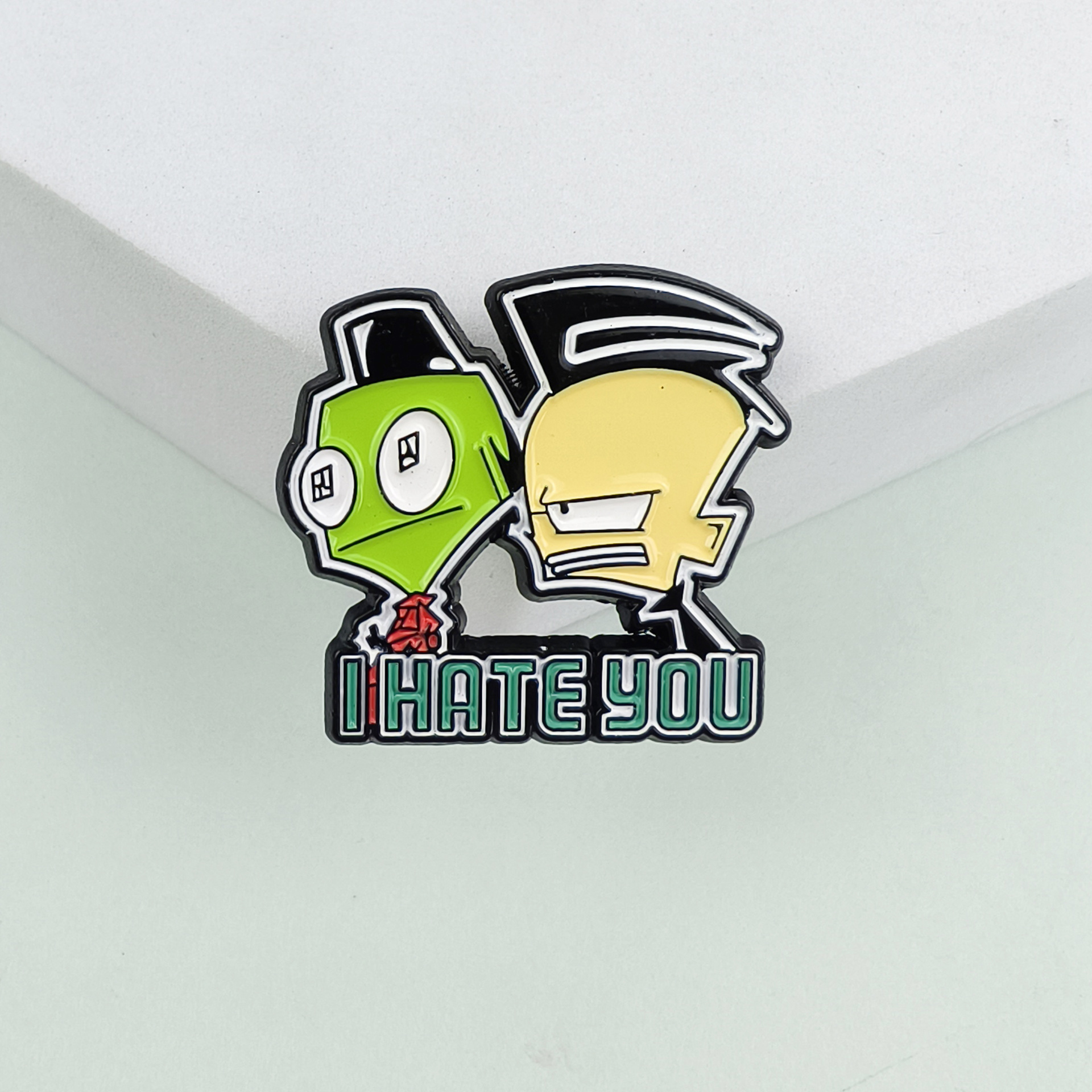 Broche de la serie de zombies de dibujos animados, estilo divertido, accesorios para niños, insignias, ropa linda, top, medalla de alfiler