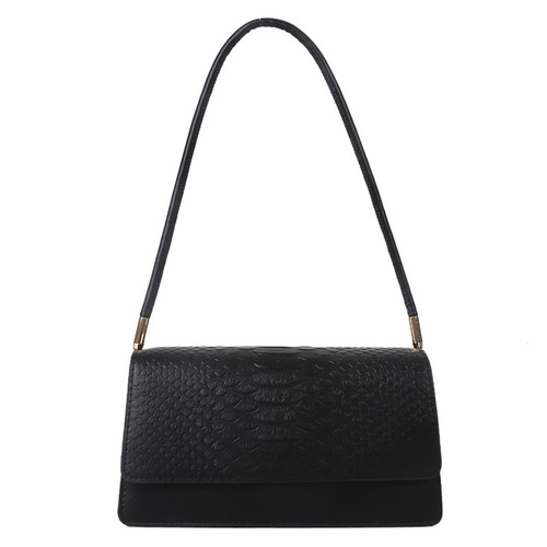 Winter fashion retro cross-body small bag for women  new style trendy niche women's shoulder baguette bag