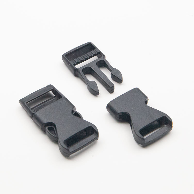 Botón de plástico en stock, bolsas negras, bolsas de cintura, botón de ajuste multifuncional, accesorios de botón de fijación Pom