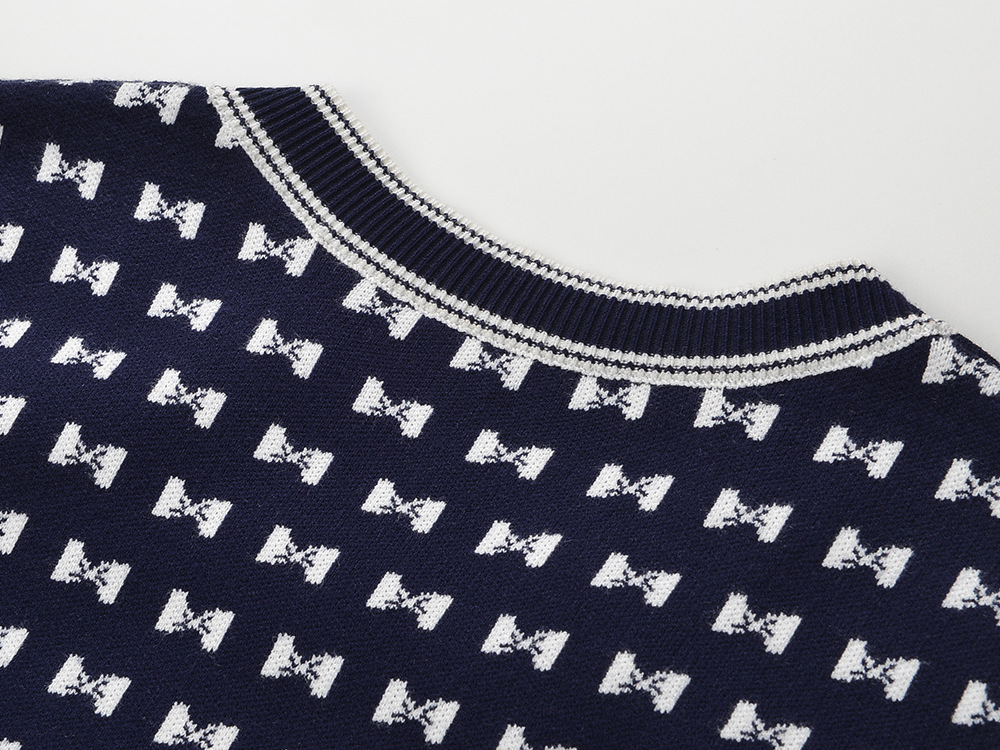 Abito senza maniche con scollo rotondo e stampa a fiocco da donna_voghion.com