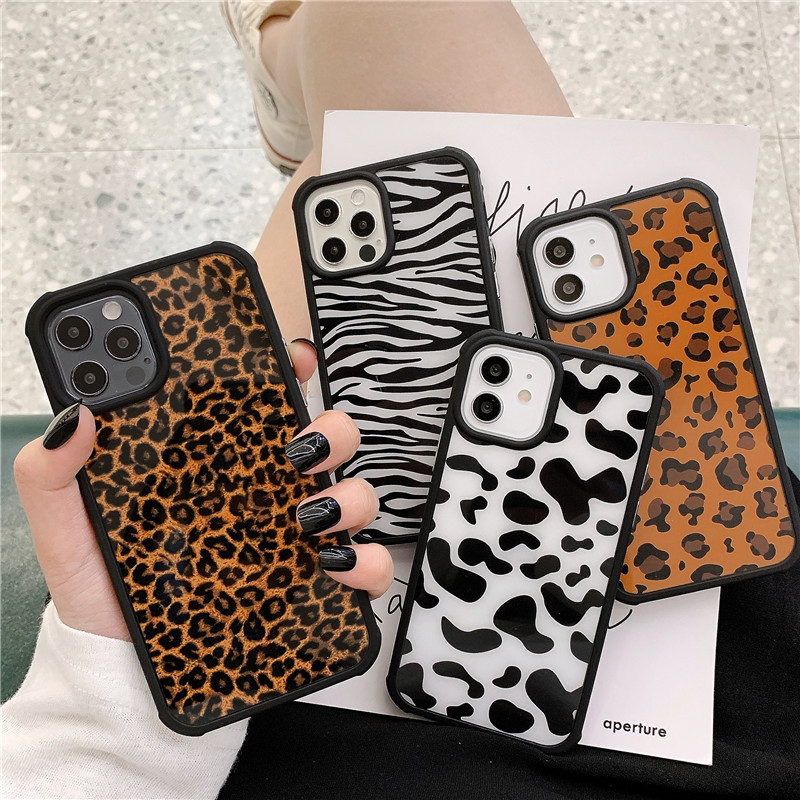 Fashionable leopard zebra pattern iPhone...