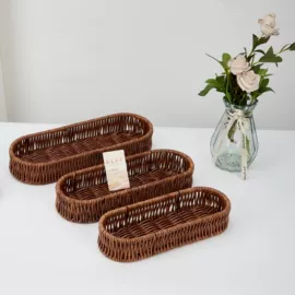 藤编;果盘、果篮;收纳篮/筐