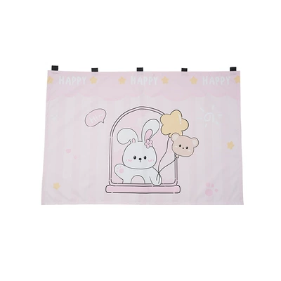 suction type car car car light – Car curtains - cartoon-balloon-rabbit-curtain