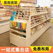 文具货架书店展示架文具店中岛台展示柜办公用品店货架展示架