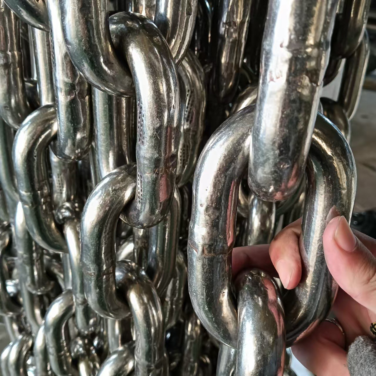 304 316不锈钢链条 花篮链条 源头厂家 规格齐全不锈钢起重链条