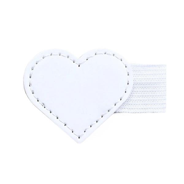 White (heart shape)
