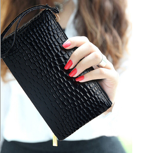Handbag 2024 New Arrival Gift Zero Wallet Middle-Aged Mother Crocodile Pattern Small Bag Wholesale