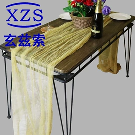 场地布置道具;桌旗;棉坯布