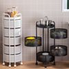 Rotating kitchen, universal multilayer corner frame, basket, storage system