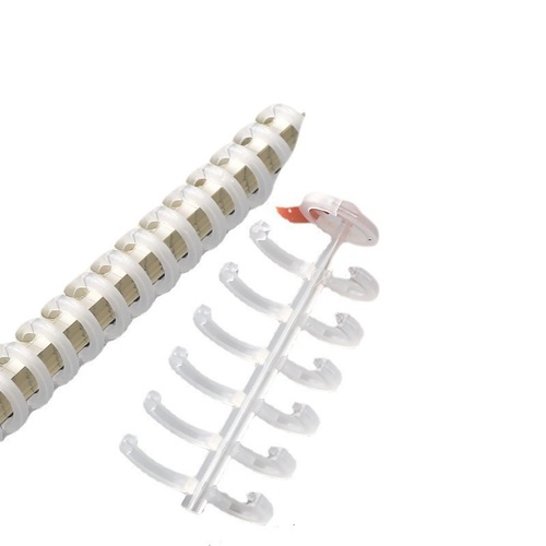 Loose-leaf binding strip ring buckle 30-hole coil strip binder ring strip buckle frosted cover cover paper buckle loose-leaf