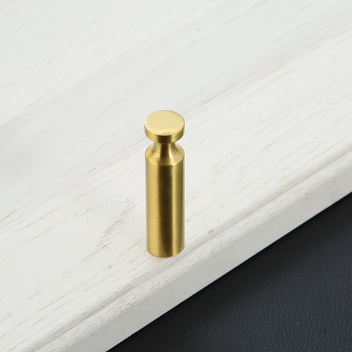 Brass coat hook for front door, single entryway cabinet hat hook, wall-mounted, wall drilling, gold copper hook