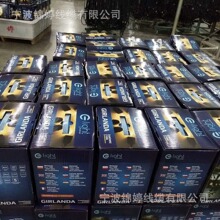 浙江錦婷歐洲CE/VDE認證燈串線 歐規E27螺口燈頭電源線 20米40燈