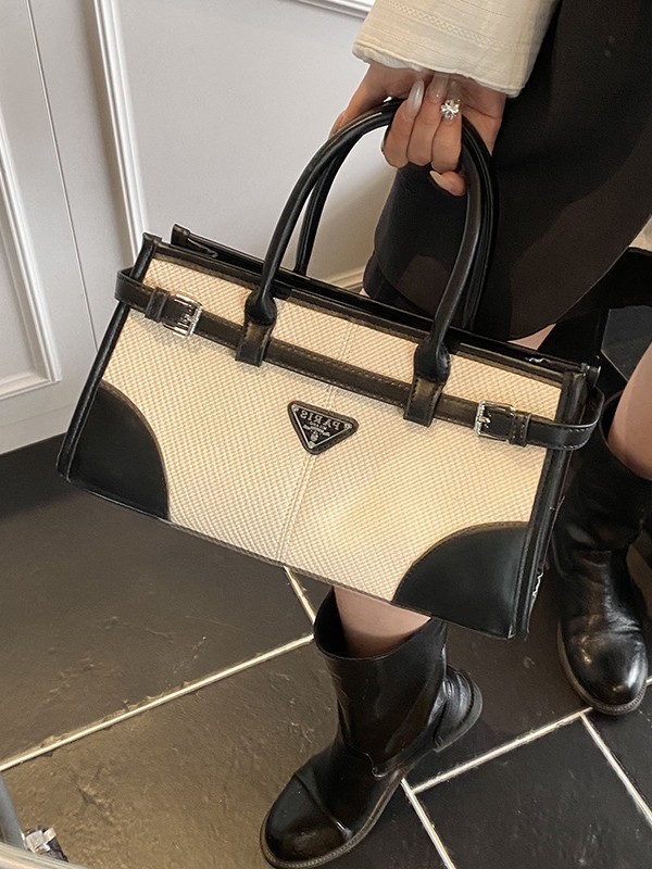 Bolso de mano transfronterizo para mujeres 2025, nuevo bolso transfronterizo de Boston, bolso de hombro de alto impacto de color