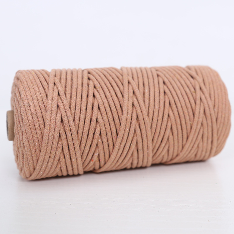 多规格彩色2mm3mm4mm材料手工艺品编织绳子手工手搓编织绳子棉绳|undefined