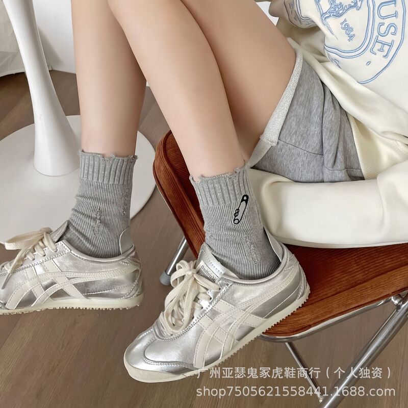 Putian Pure Original Onitsuka Tiger Mexico66 Series Classic Comfortable Versatile Silver Casual Shoes for Both Men and Women
