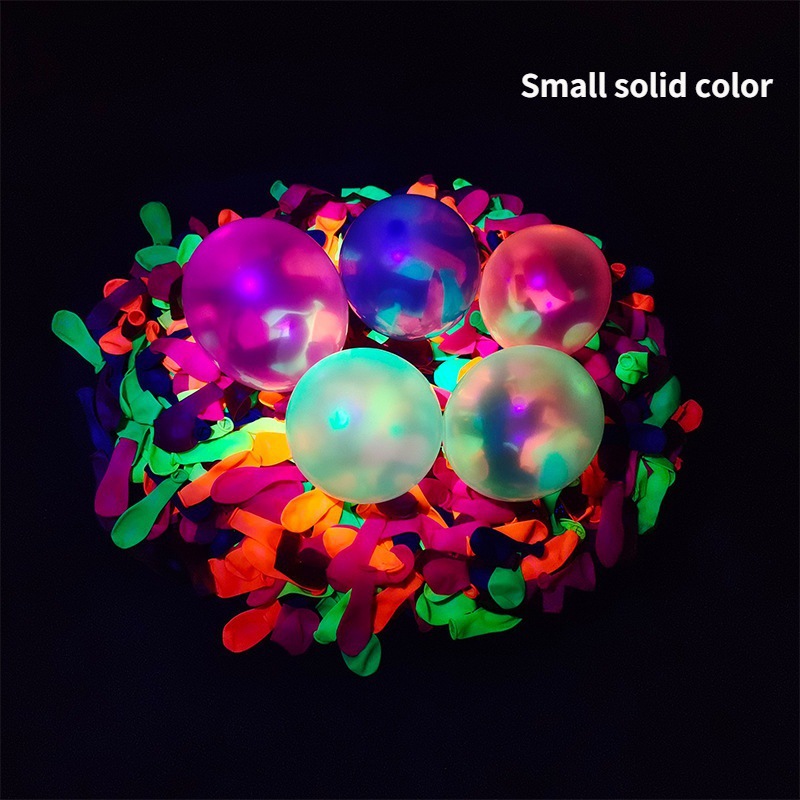 Christmas Festival Solid Color Pattern Christmas Solid Color Emulsion Party Balloons
