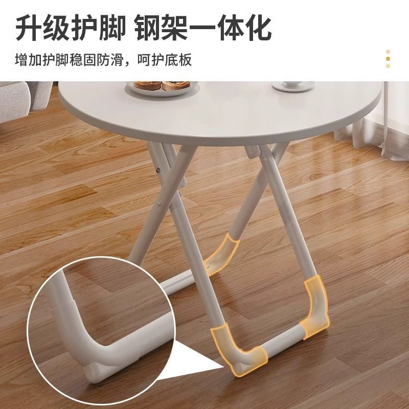 Balcony Set Table and Chairs, Square Table, Four Dining Tables, Round Table, Simple Dining Folding Table, Dining Table, Household Small Apartment Portable