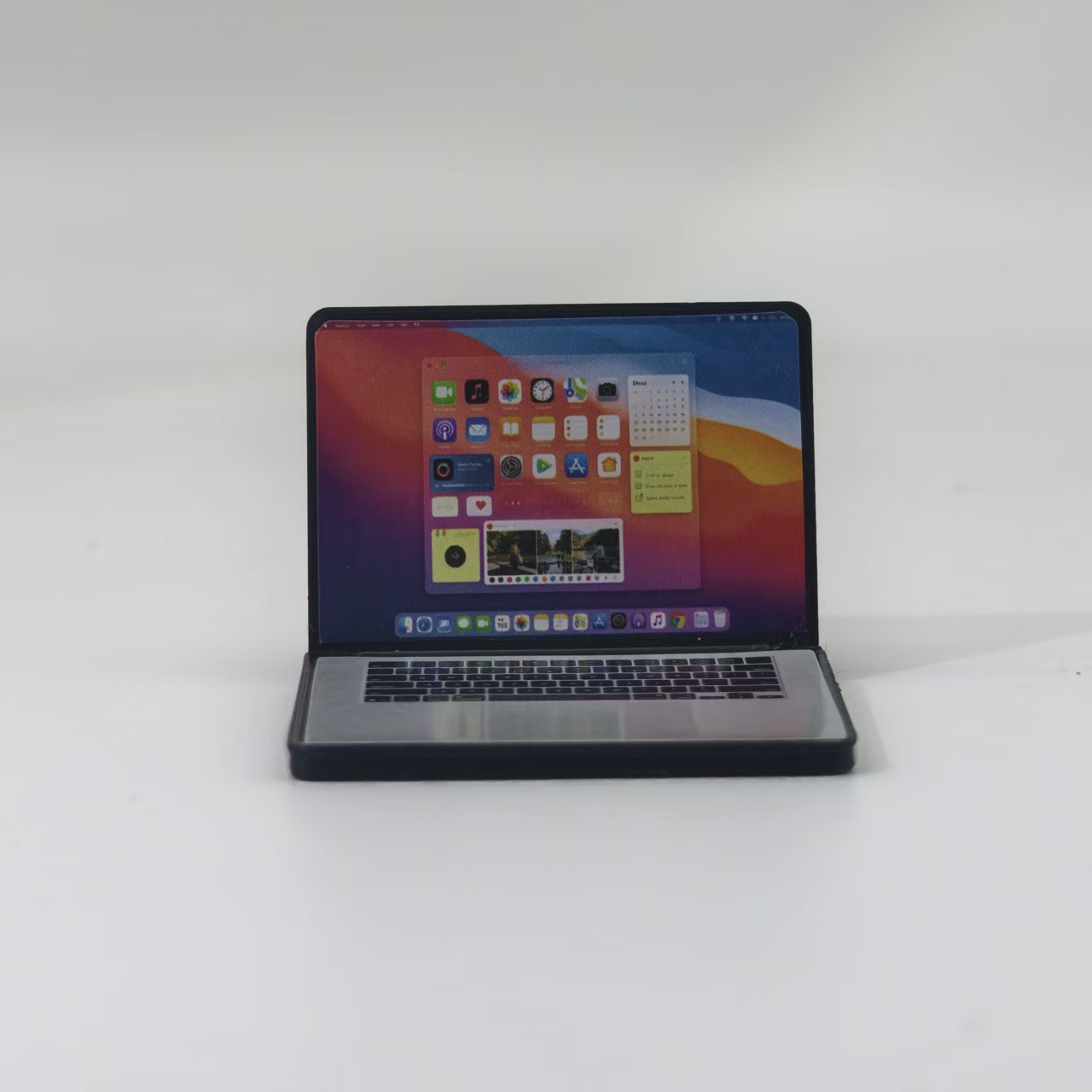 Modelo de Laptop en Miniatura 1/12 de PLA DIY para Casa de Muñecas y Utilería Fotográfica image 6