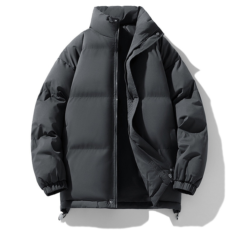 Stehkragen Herrenmantel Winter 2024 Neues Brot Amerikanische Trendmarke Baumwolljacke Paar-Outfit_voghion.com