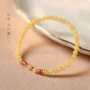 天然本命年米黄玉锦鲤手链