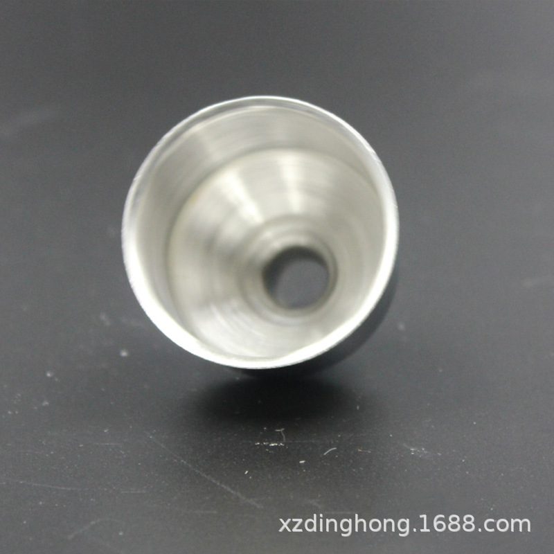 Embudo de acero inoxidable de cocina Embudo de aceite Embudo de vino Embudo de tamaño de calibre Embudo de olla de aceite cónica portátil Embudo doméstico