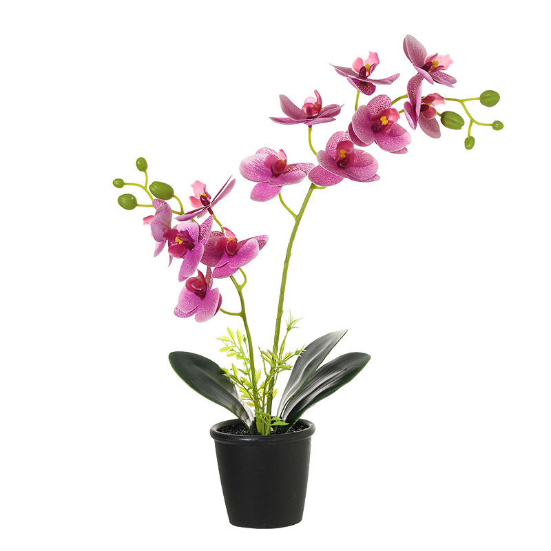 Flor falsa impresa en 3D orquídea mariposa pequeña flor de simulación bonsai creativa decoración interior fábrica directa image 6