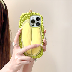 Whimsical Durian-Shaped Phone Case for iPhone 14/13 Compatible 12 PRO Apple 15 PROMAX