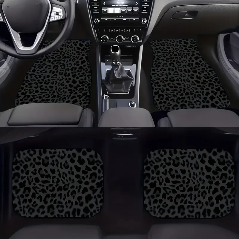 Amazon Temu American Car Floor Mats Four-Piece Set Car Interior Decoration Floor Mats Stain-Resistant Floor Mats Ready for Labeling and Delivery