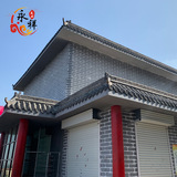 Зеленый кирпичный антикварный кирпичный кирпичный кирпич древнее здание ретро зеленое поверхность кирпичная китайская китайская внешняя стена плитка глиняная плитка глиняная плитка