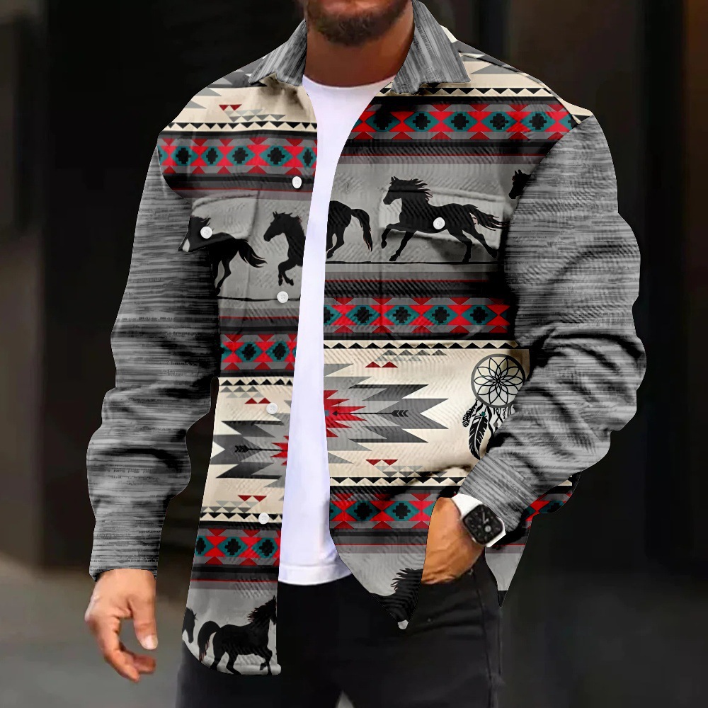 Chaqueta de manga larga con solapa al estilo del puerto de la calle principal para hombres Chaqueta de temperamento de moda de todo fósforo de tendencia de primavera y otoño MD05