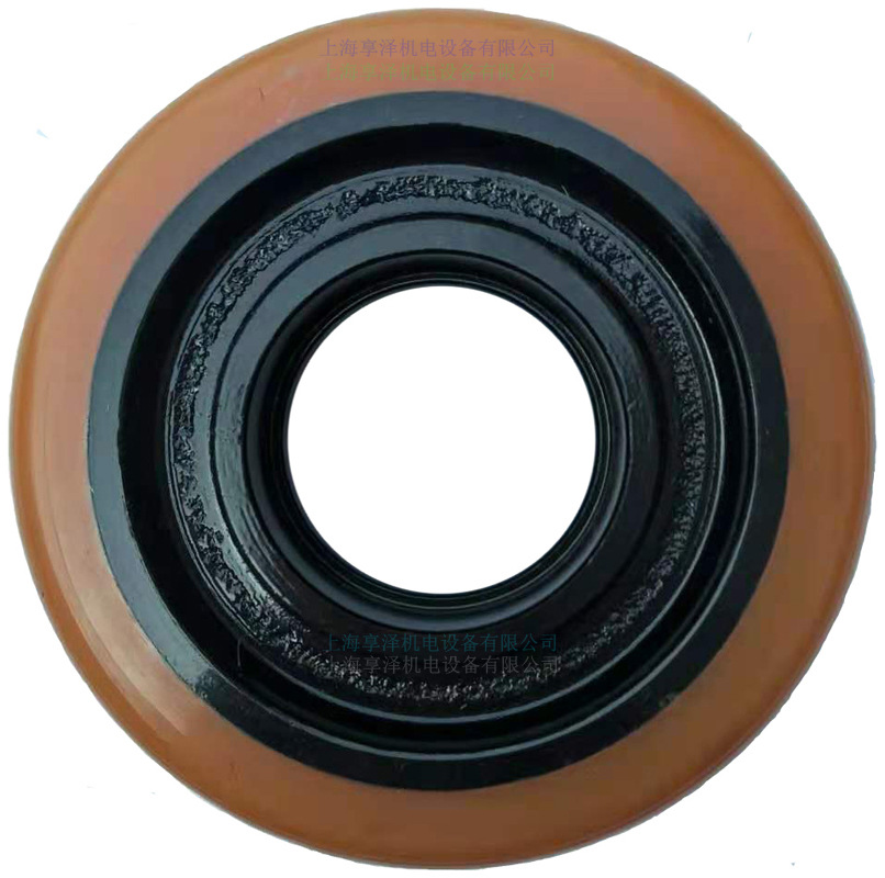 杭州电动车CDD12万向轮转向轮子 液压升高机支撑轮附胶轮胎轱辘子