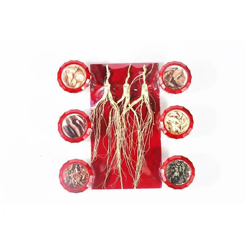 Changbai Mountain Five Treasure Gift Box Ginseng Lingzhi Deer Antler Deer Penis and Ginseng Flower quality and texture