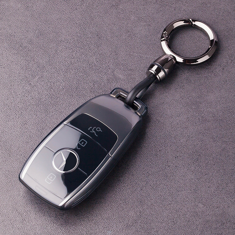 Suitable for Mercedes-Benz e300l key set e350el special large G buckle 2024 gle450 transparent b200 men