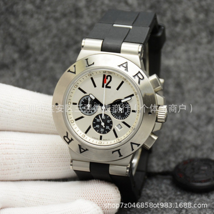 Ventas transfronterizas calientes de seis agujas de cuarzo VK cronógrafo multifuncional de reloj de pulsera de hombre con luz nocturna fábrica directa