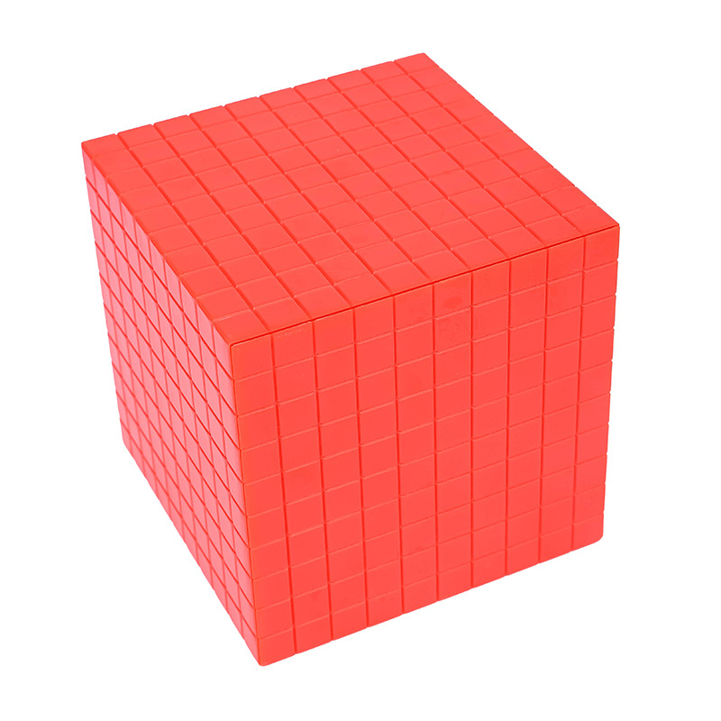 Partículas decimales de cuarto orden, juguetes para niños, bloques de rompecabezas, matemáticas ensambladas, ayudas didácticas, cubo transfronterizo, geometría cognitiva