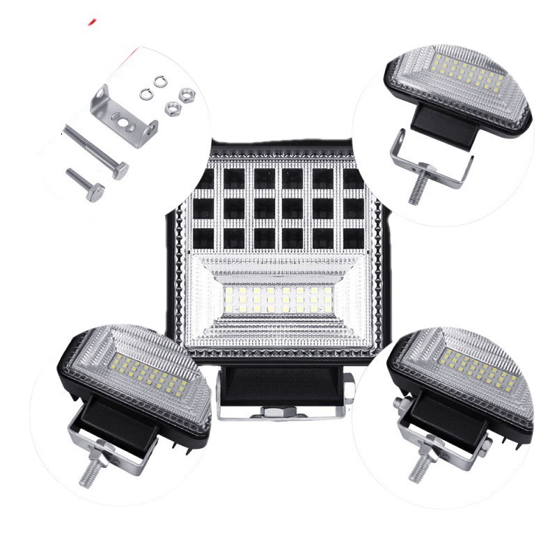 LED рабочие модифицированные для внедорожника, дополнительные фары, 126 Вт