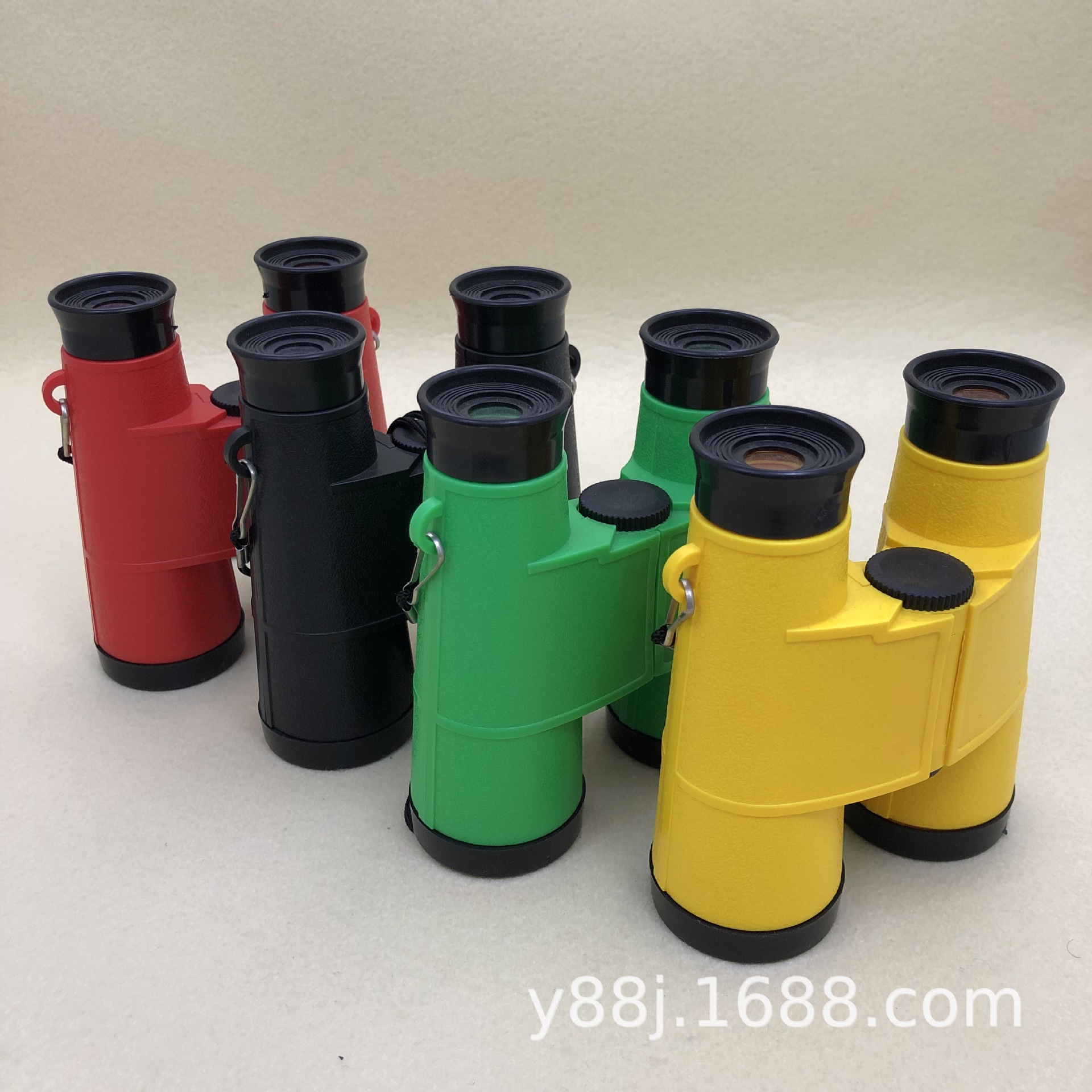 6X35小号彩色塑料儿童玩具高清晰礼品望远镜