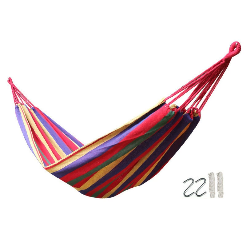 Открытый портативный холст гамак гамак Туризм-кемпинг гамак