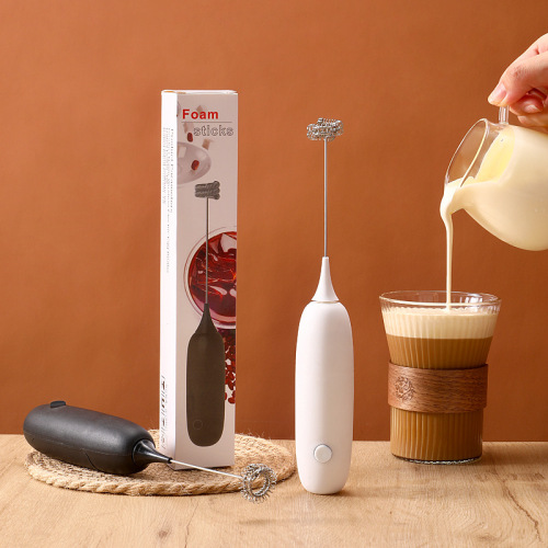 Milk frother handheld electric milk frother household roasted coffee blender milk frother small milk frother