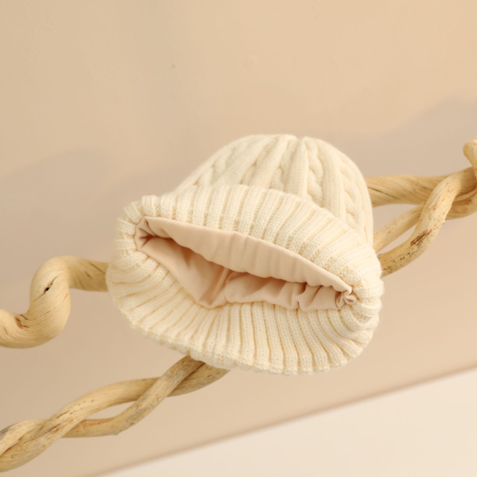 Sombreros para niños coreanos ins otoño invierno para niños letras sombreros de lana de punto para niñas oídos cálidos sombreros para bebés