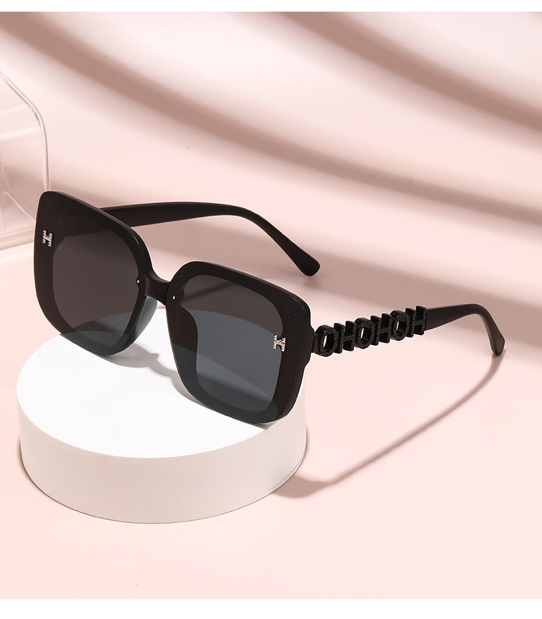 Leichte Luxus-Sonnenbrille mit Polarisierung, modischer großer Rahmen, vielseitige Sonnenbrille, grenzüberschreitende Brille, Anti-UV, hochwertige Sonnenbrille