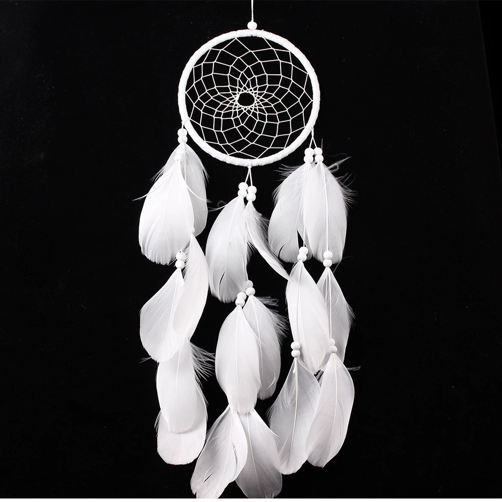 Ms6013 ins 6013 INS Goose Flower D drifting dream catcher дом перо подвесной творческий ремесло ловушка сновидений